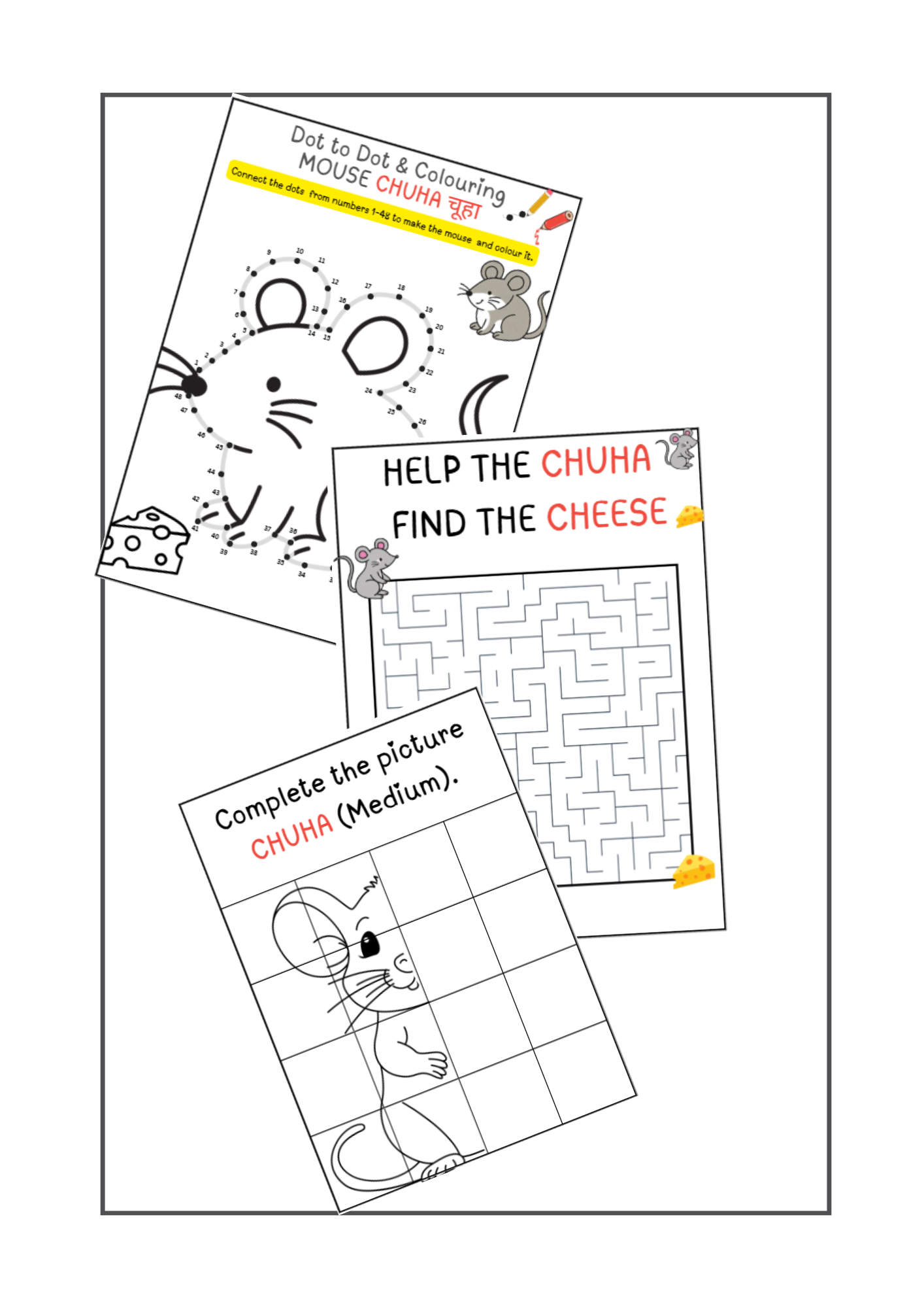 Activity book on Pets