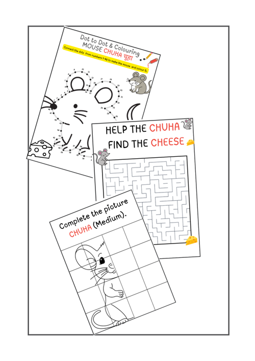 Activity book on Pets